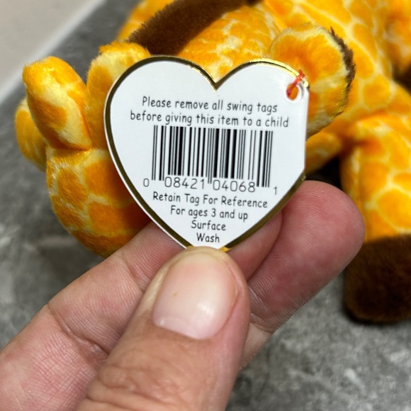 TY Beanie Babies: Twigs the Giraffe 1995 - Picture 5 of 7